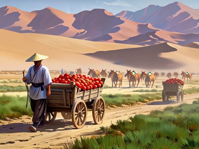 Leonardo Anime XL A daily scene on the Silk Road a merchant di 3