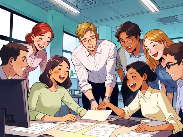 Leonardo Anime XL A group of colleagues working seamlessly tog 0