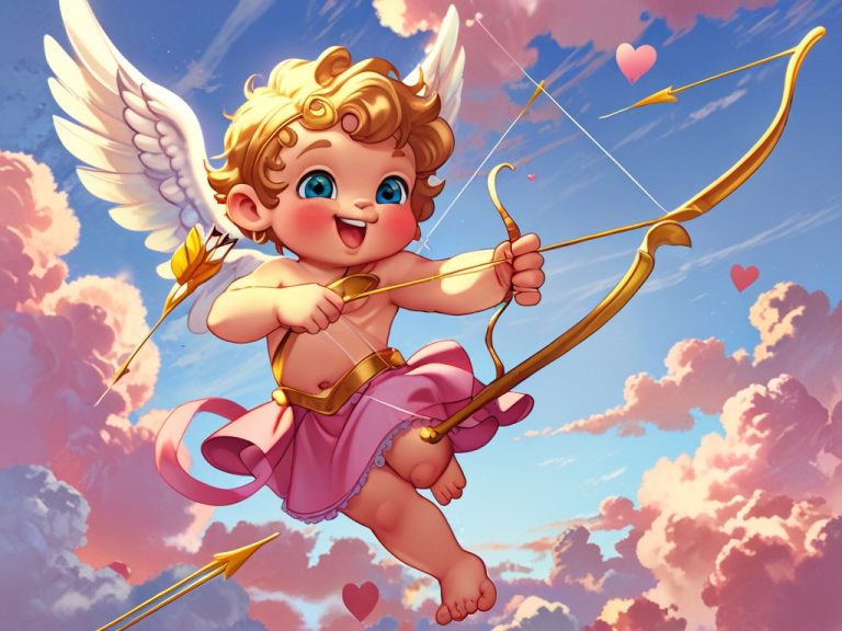 Leonardo Anime XL Cupid the god of love depicted as a cherubic 3
