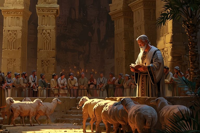 Leonardo Anime XL Ancient Babylonian court scene a priest read 1 Leonardo Anime XL Ancient Babylonian court scene a priest read 1