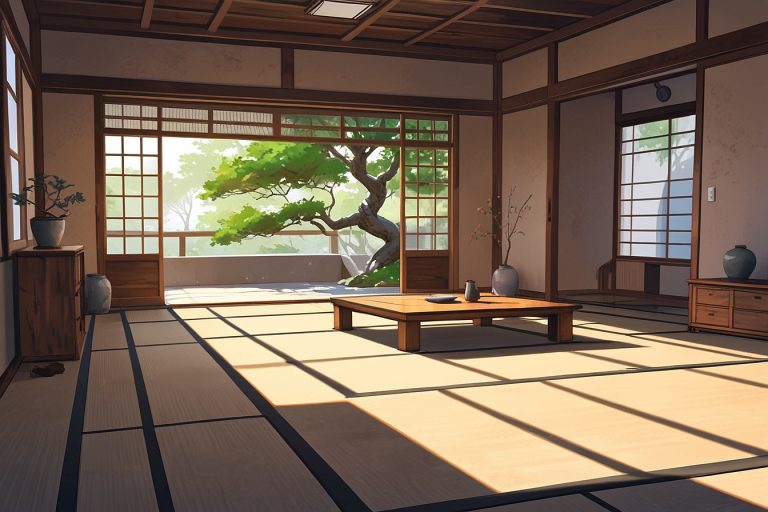 Leonardo Anime XL a modern minimalist Japanesestyle room with 1